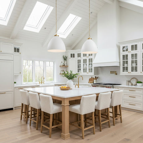 Rodney Large Pendant 18" for Modern Farmhouse home with White Shiplap