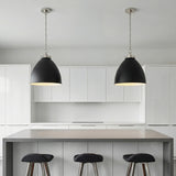 Rodney Large Pendant 18" for Modern home with White Cabinetry
