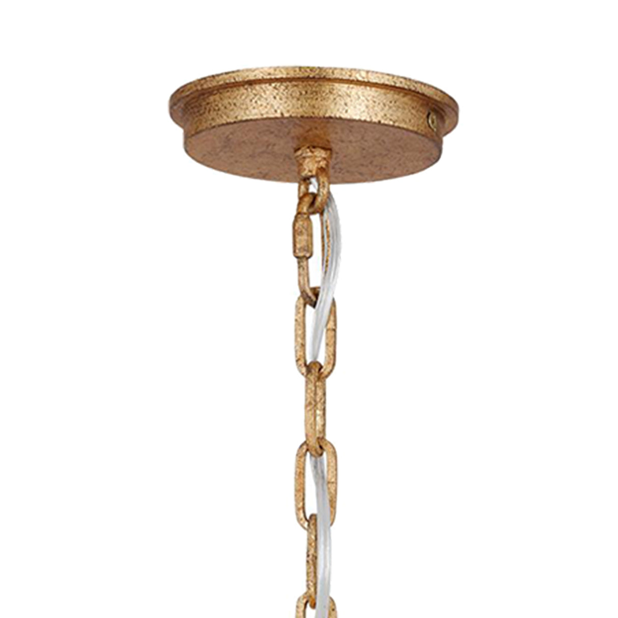 Floren Large Pendant 24", Aged Gilded Brass