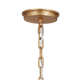 Floren Large Pendant 24", Aged Gilded Brass