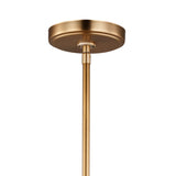 Foster 3 Light Pendant 18", Satin Brass