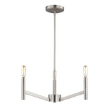 Foster 3 Light Pendant 18", Brushed Nickel