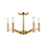 Foster Semi-Flush 18", Satin Brass