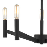 Foster Semi-Flush 18", Matte Black