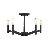 Foster Semi-Flush 18", Matte Black