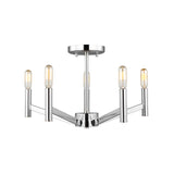 Foster Semi-Flush 18", Chrome