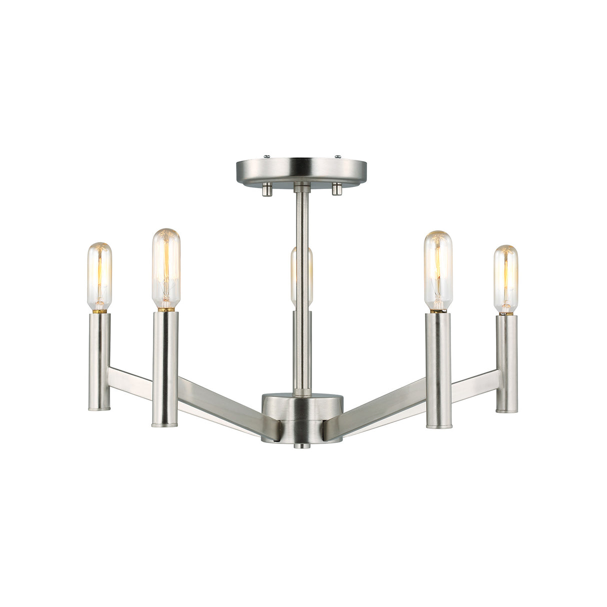 Foster Semi-Flush 18", Brushed Nickel