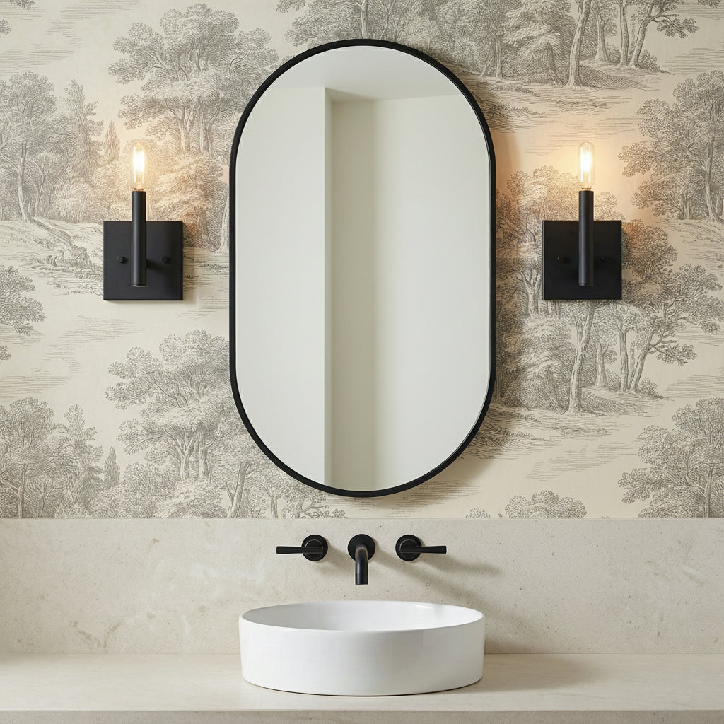 Foster Wall Sconce 9, Matte Black for Modern home with Black Siding