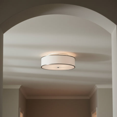 Walker Large Flush Mount 30" for Transitional home with White Walls