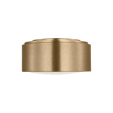 Neal Small Flush Mount 10", Satin Brass