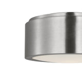 Neal Small Flush Mount 10", Brushed Nickel