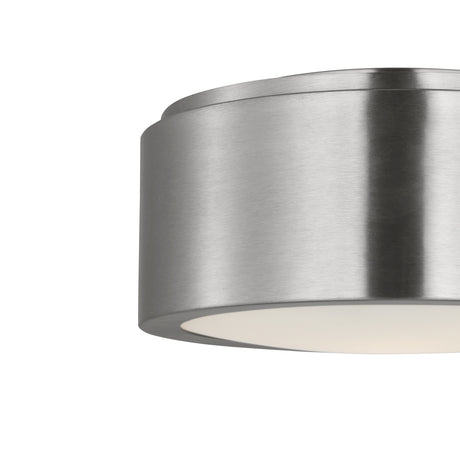 Neal Small Flush Mount 10", Brushed Nickel