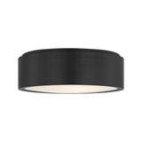 Neal Medium Flush Mount 13", Matte Black