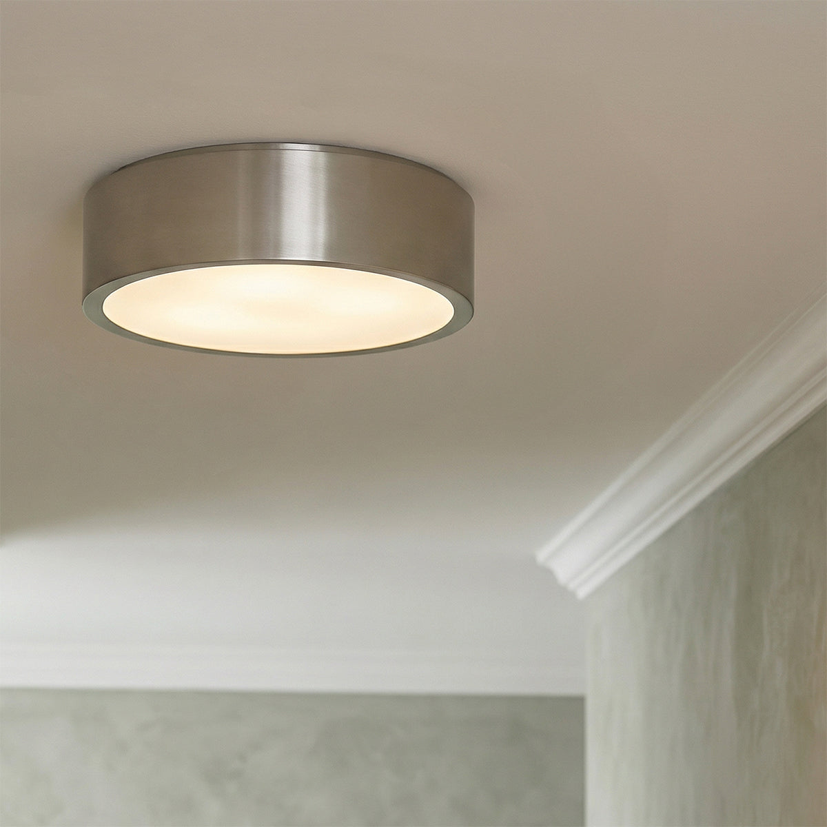 Neal Medium Flush Mount 13" for Modern home with Gray walls