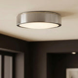 Neal Large Flush Mount 18", Brushed Nickel