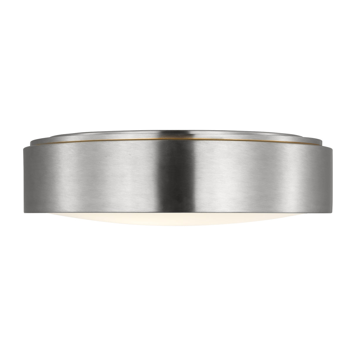 Neal Large Flush Mount 18", Brushed Nickel