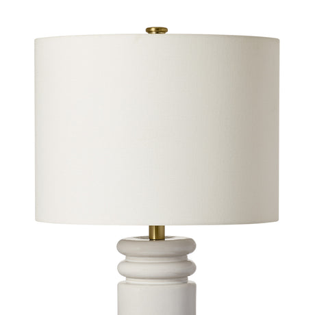 Agnes Table Lamp, Glossy White