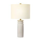 Agnes Table Lamp, Glossy White