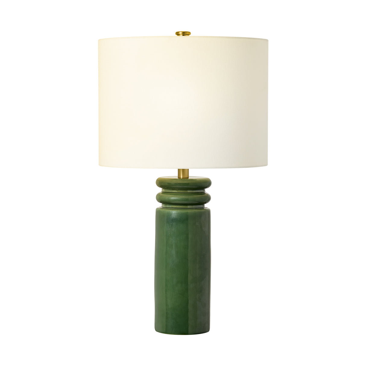 Agnes Table Lamp, Glossy Cedar