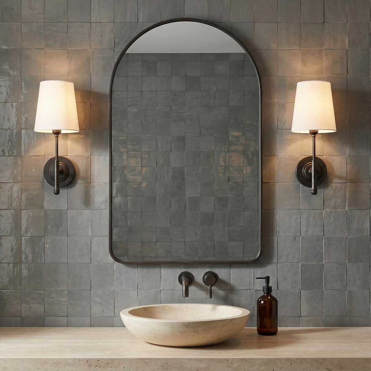 Emerson Wall Sconce 14", Aged Iron