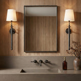 Emerson Wall Sconce 28", Aged Iron