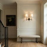 Emerson Double Wall Sconce 14", Aged Iron