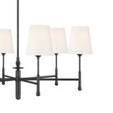 Emerson 6 Light Chandelier 30", Aged Iron