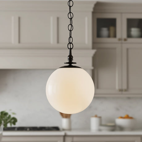 Emerson Large Pendant 14" for Modern Farmhouse home with Gray Cabinets