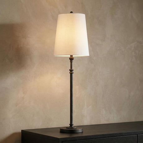 Emerson Buffet Lamp 29", Aged Iron