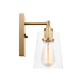 Glyn Wall Sconce 9", Satin Brass