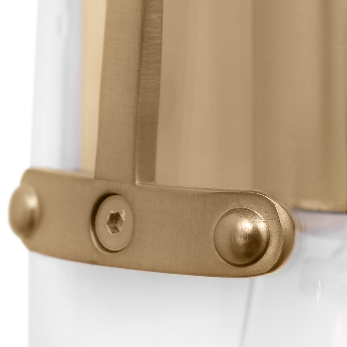 Glyn 3 Light Vanity, Satin Brass