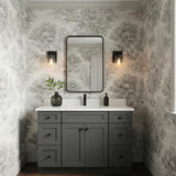 Glyn Wall Sconce 9", Matte Black