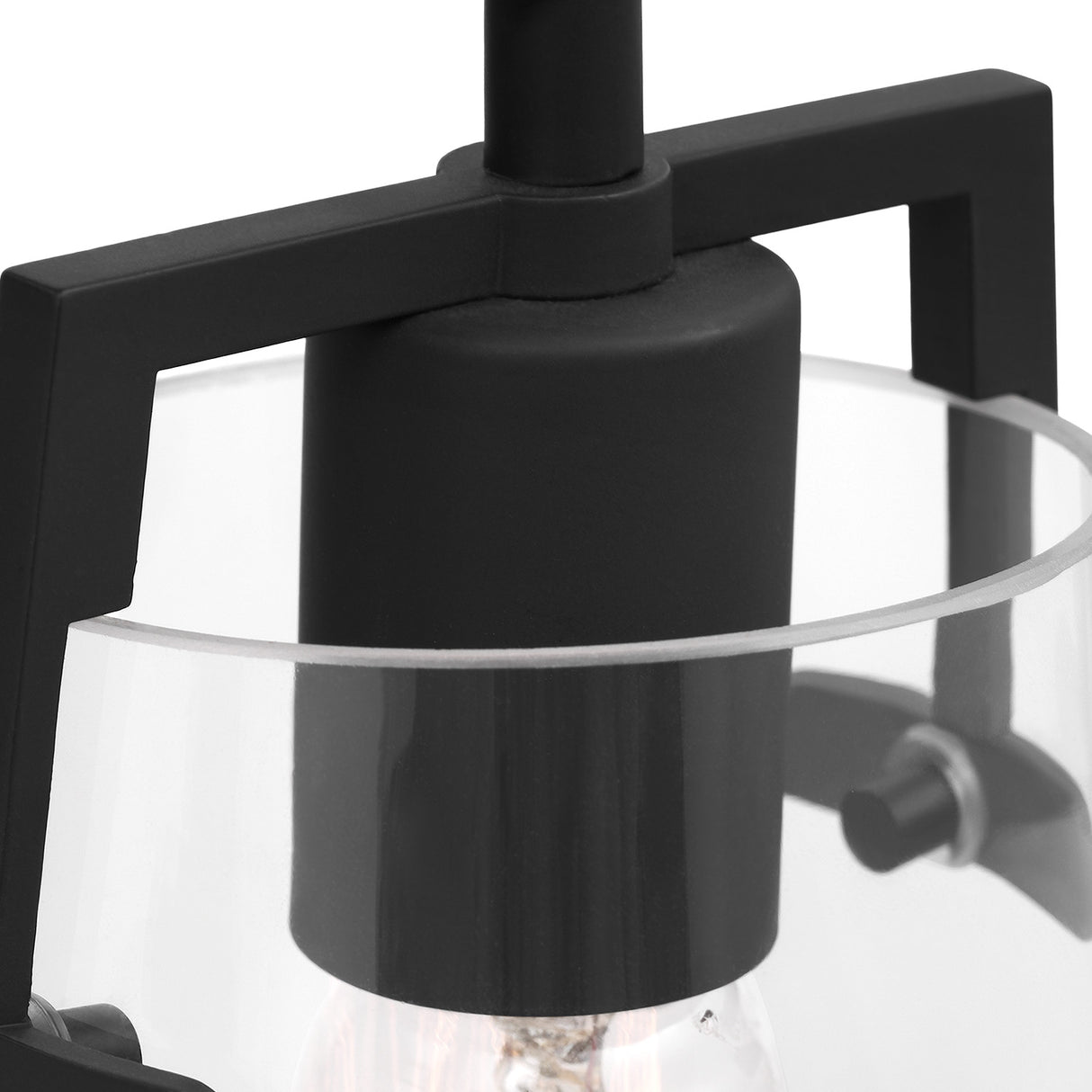 Glyn 2 Light Vanity, Matte Black