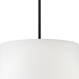 Declan Large Pendant 20", Black