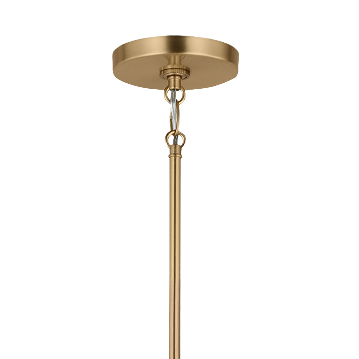 Remington 5 Light Chandelier 26", Satin Brass
