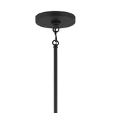 Remington 9 Light Chandelier 36", Matte Black