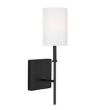 Remington Wall Sconce 15", Matte Black