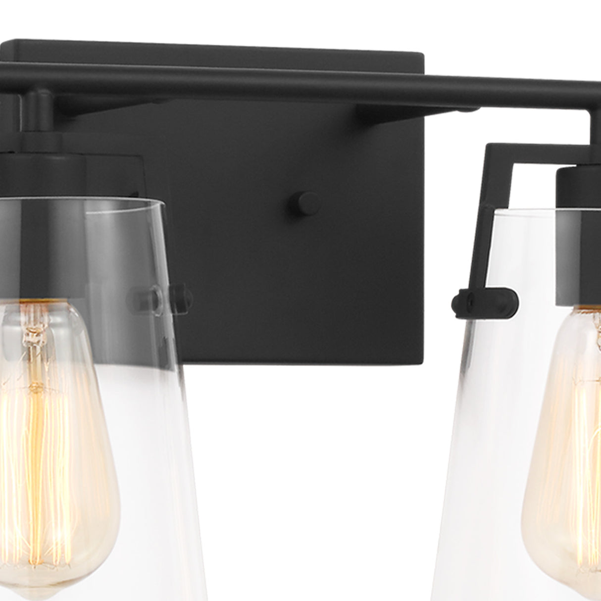 Glyn 4 Light Vanity, Matte Black