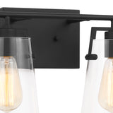 Glyn 4 Light Vanity, Matte Black