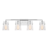 Glyn 4 Light Vanity, Chrome