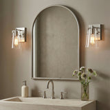 Glyn Wall Sconce 9" for Modern home with Gray Walls