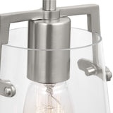 Glyn 3 Light Vanity, Brushed Nickel