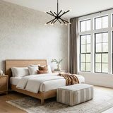 Ferris Medium Chandelier 27", Matte Black