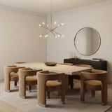 Ferris Medium Chandelier 27", Polished Nickel