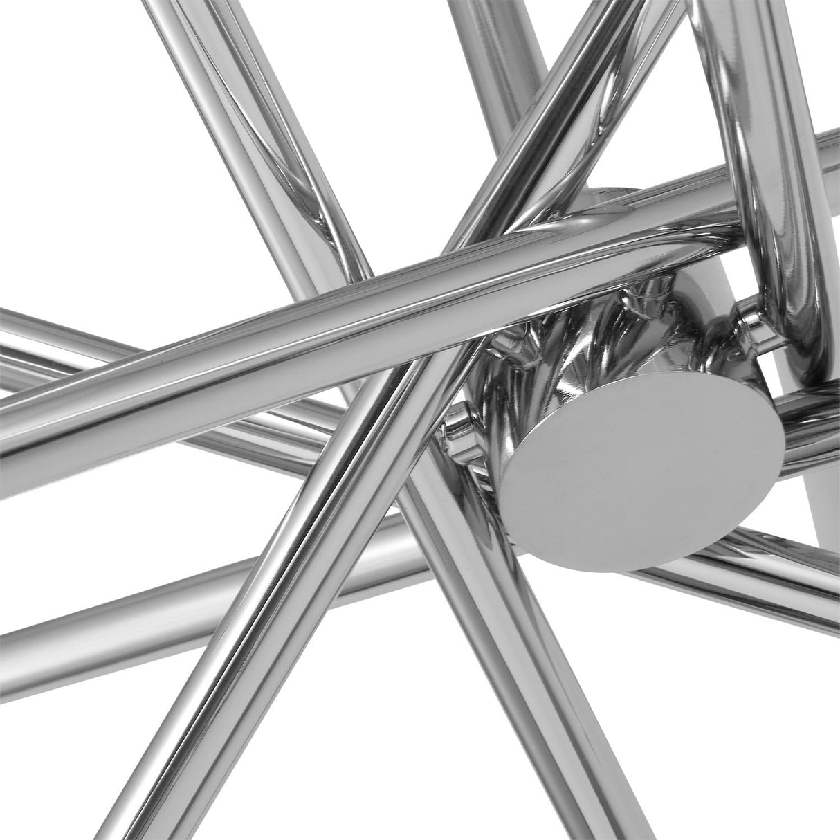 Ferris Large Chandelier 35", Polished Nickel
