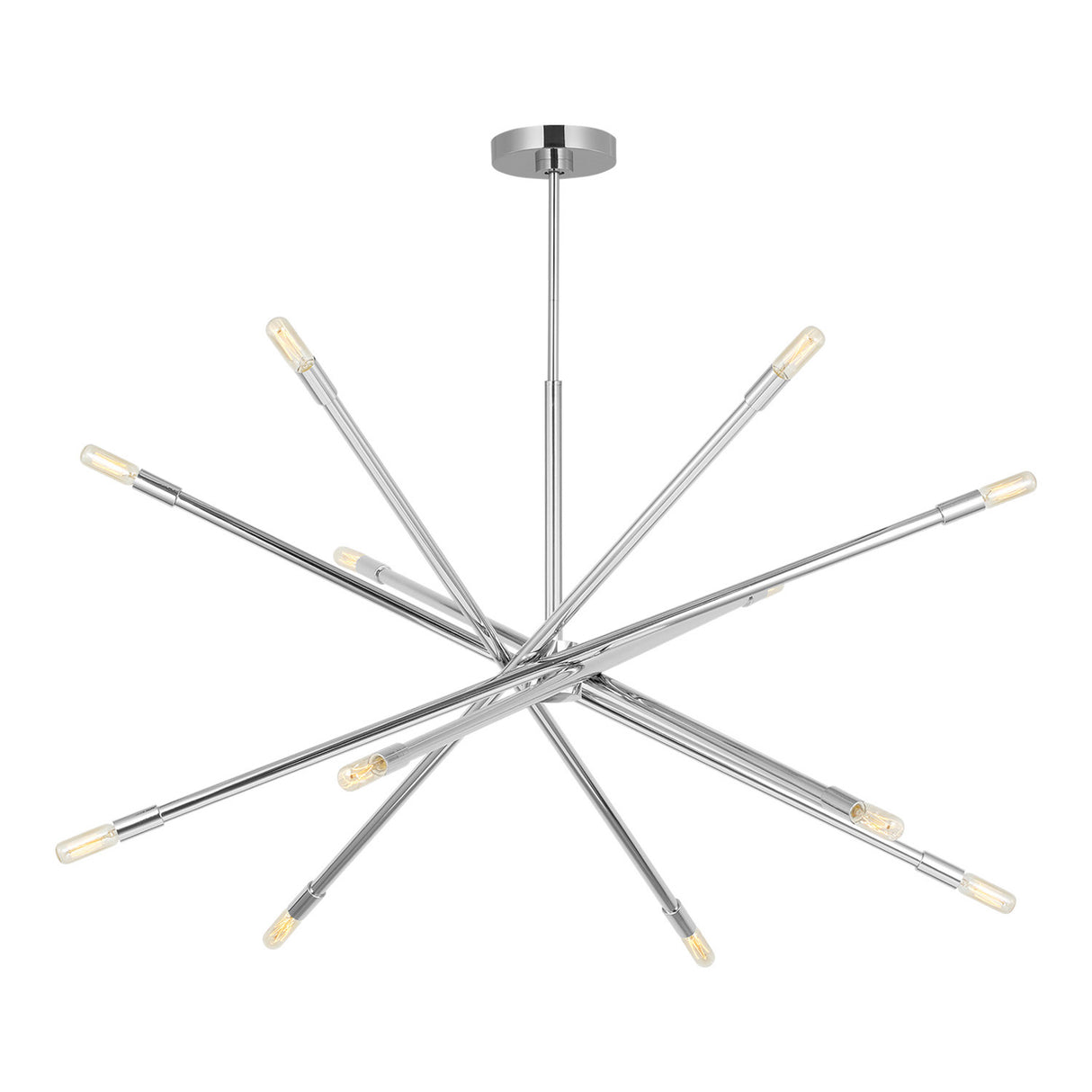 Ferris Extra Large Chandelier 42", Polished Nickel
