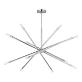 Ferris Extra Large Chandelier 42", Polished Nickel