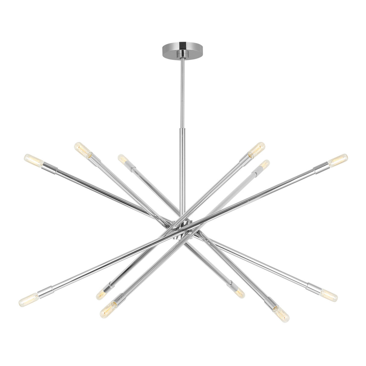 Ferris Extra Large Chandelier 42", Polished Nickel