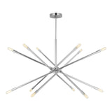 Ferris Extra Large Chandelier 42", Polished Nickel