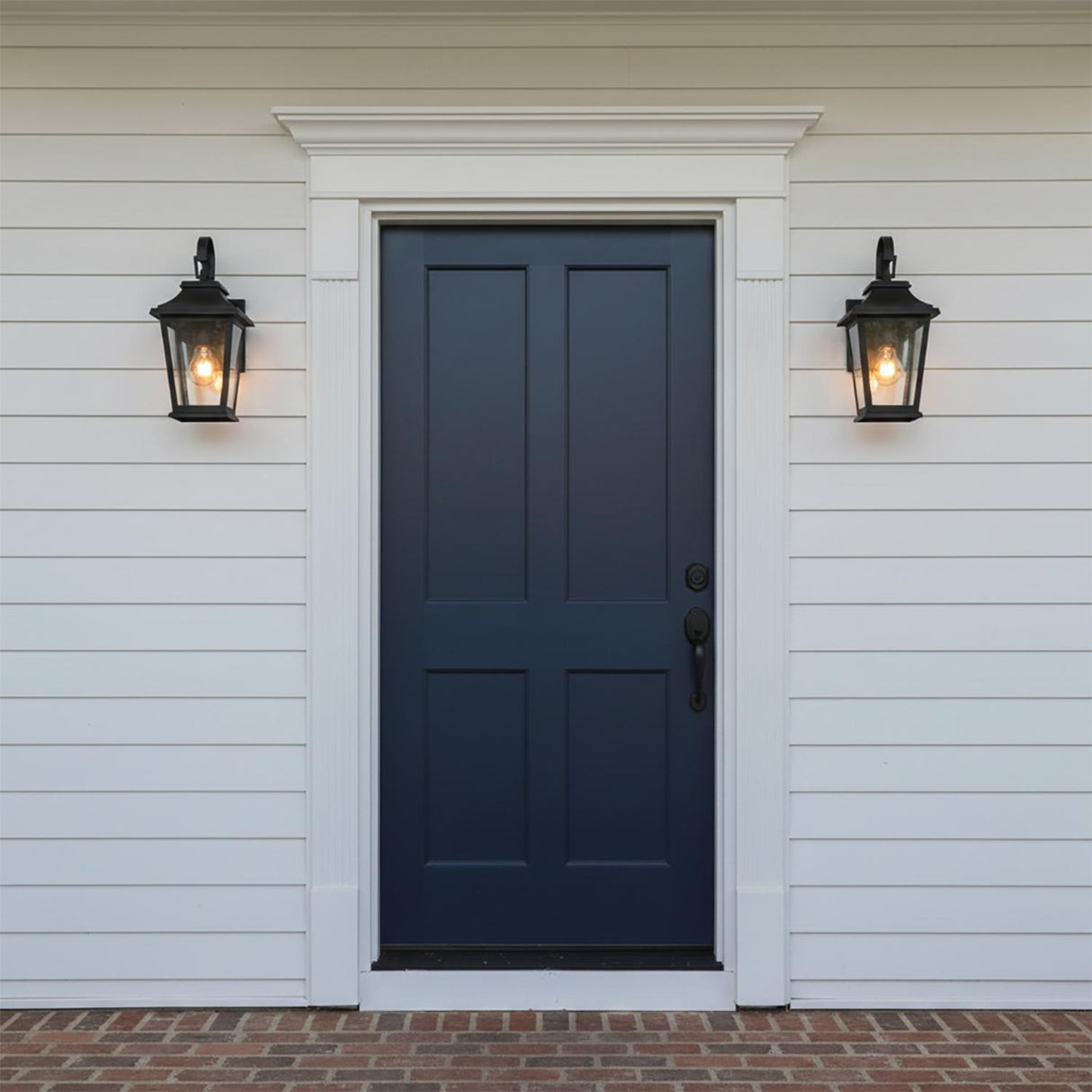 Pembroke Extra Small Outdoor Wall Light 14", Textured Black